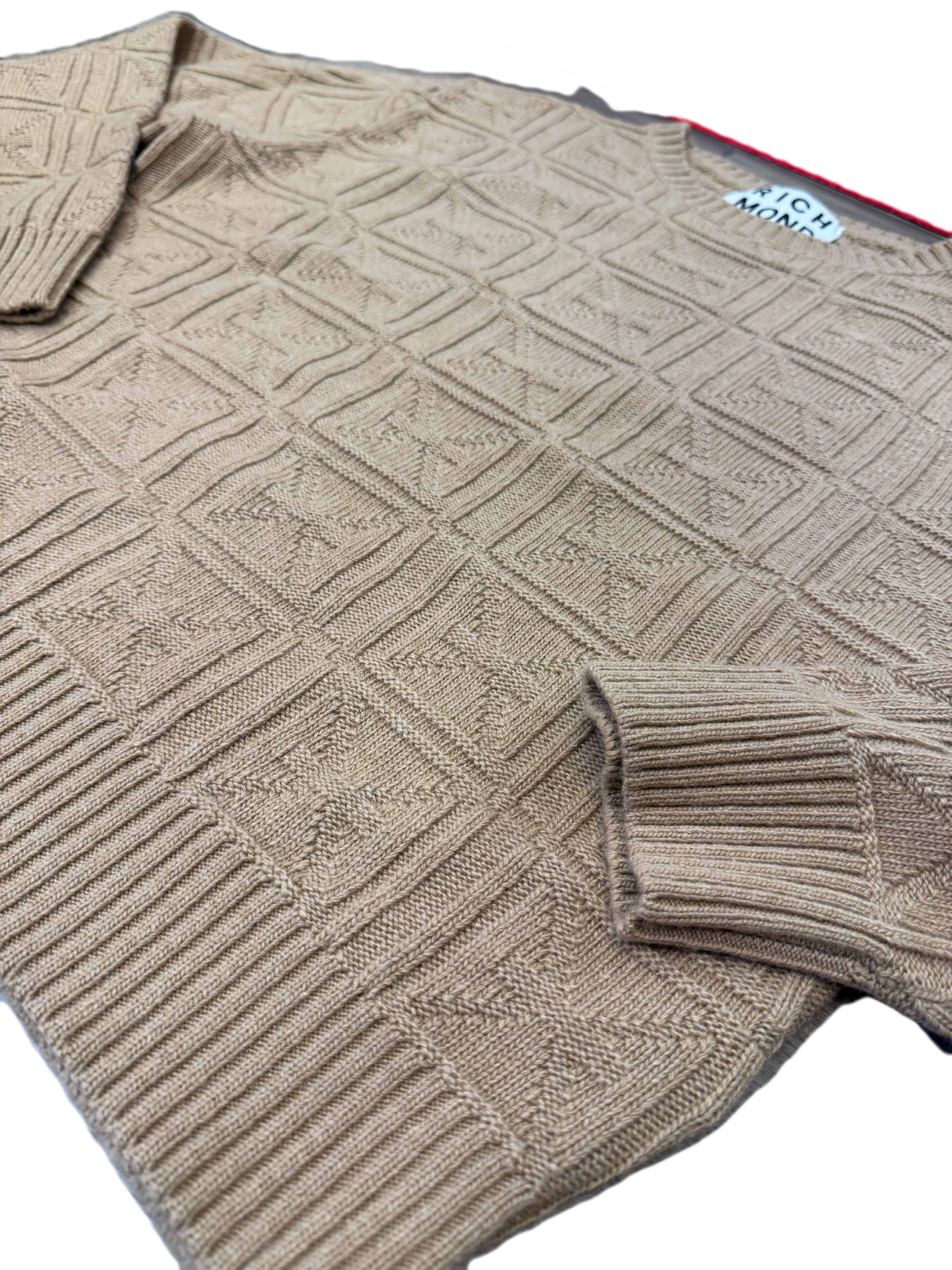 Maglia RICHMOND Con Logo Allover Ricamato