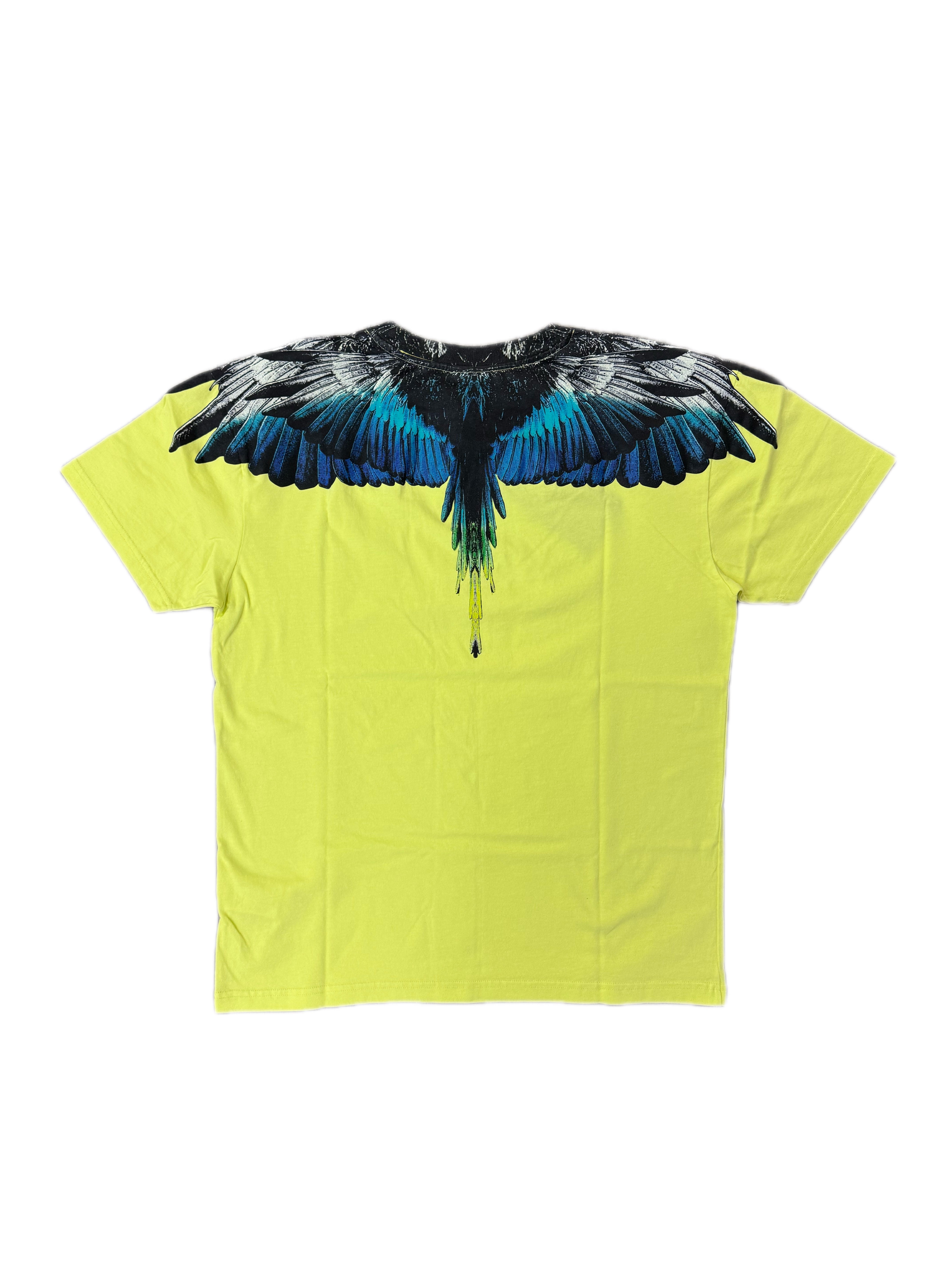T-shirt MARCELO BURLON Con Stampa Ali GIALLA
