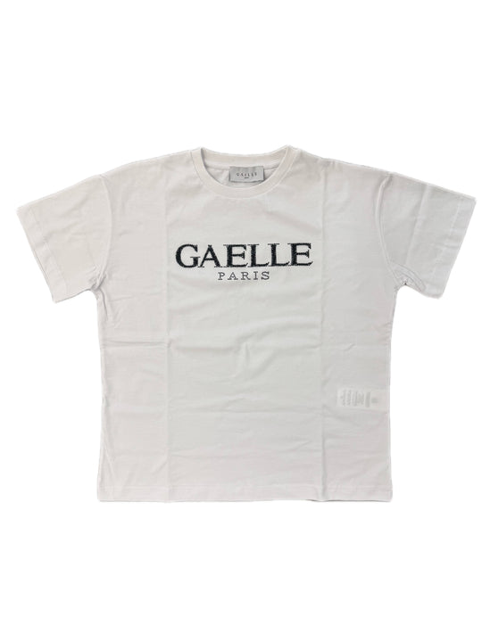 T-Shirt GAELLE PARIS Paricollo Mezza Manica Con Ricamo