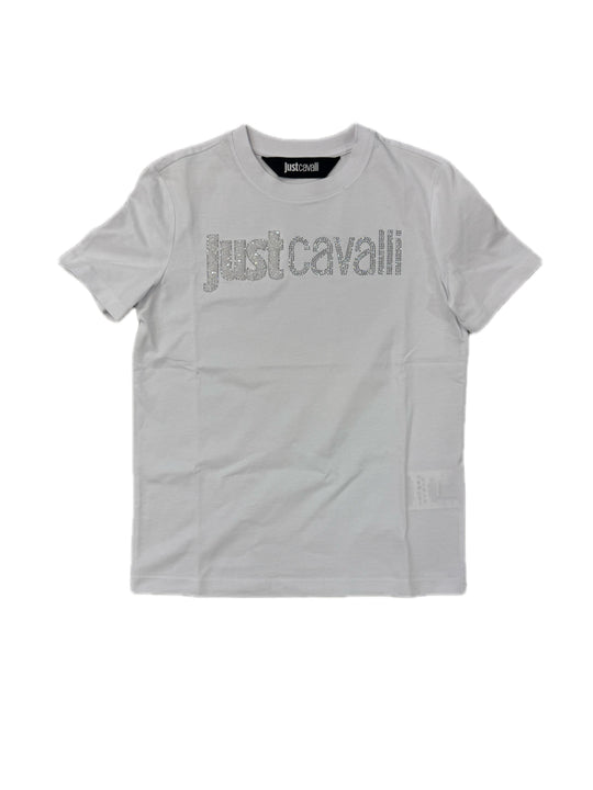 T-shirt JUST CAVALLI Logo Beads Strass