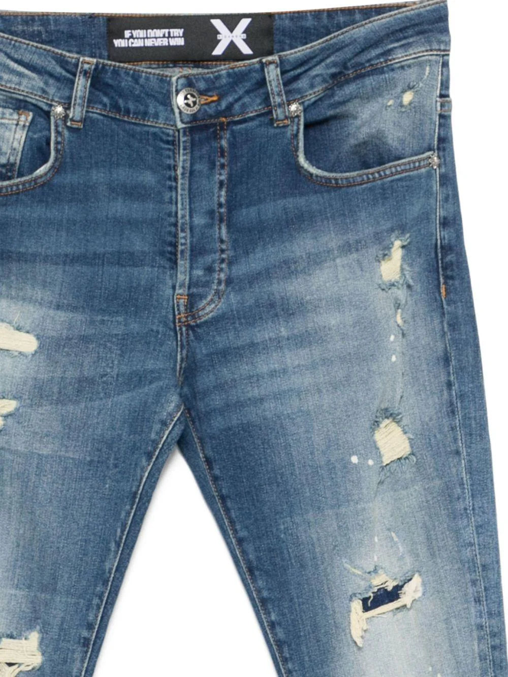Jeans RICHMOND con strappi lavaggio chiaro