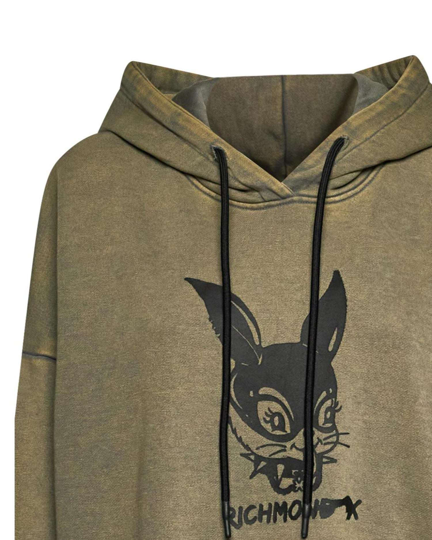 Felpa RICHMOND con cappuccio e grafica frontale