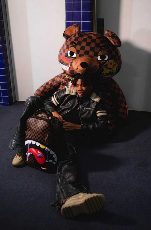 Puff Maxi Zaino Sprayground LARGEST BEAR IN THE WORLD BACKPACK 910B5228NSZ