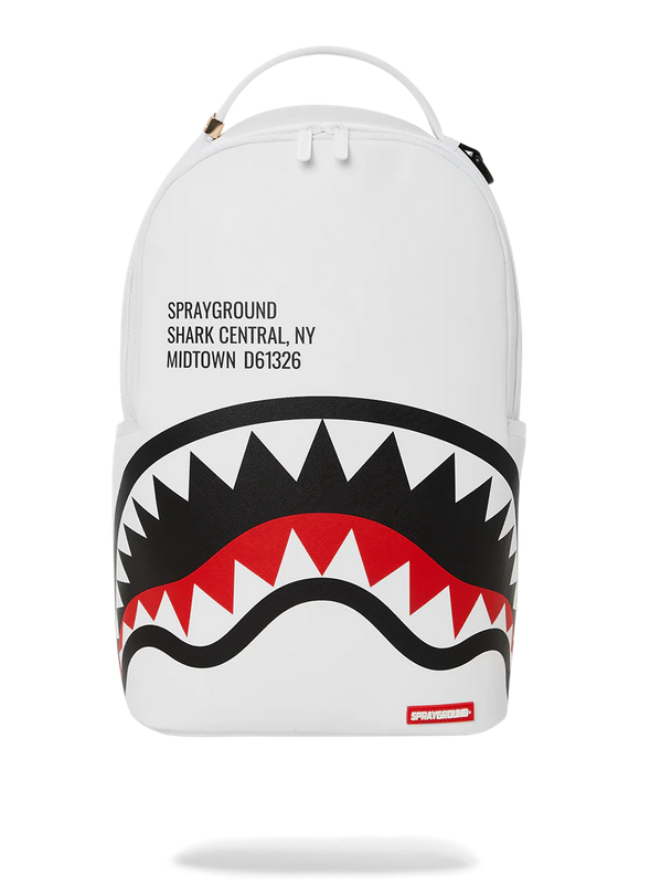 Zaino Sprayground SHARK CENTRAL 2.0 WHITE 910B5489NSZ