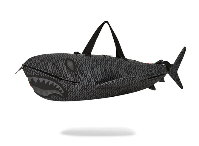 Borsa Sprayground SPLIT INFINITY CHECK SHARK SHAPED DUFFLE