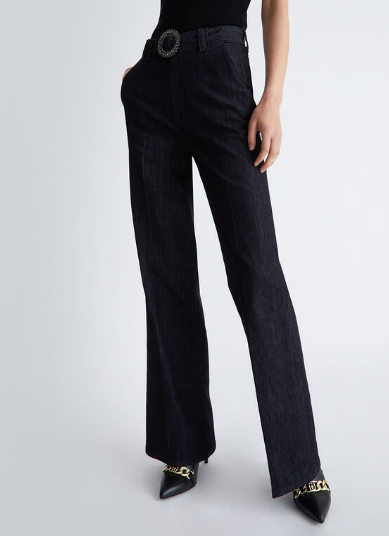 Jeans LIU JO flare con cintura gioiello