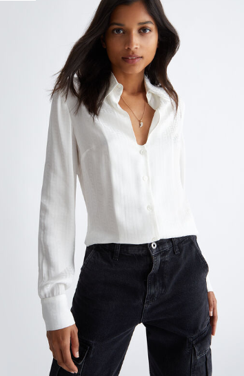 Camicia LIU-JO jacquard in raso