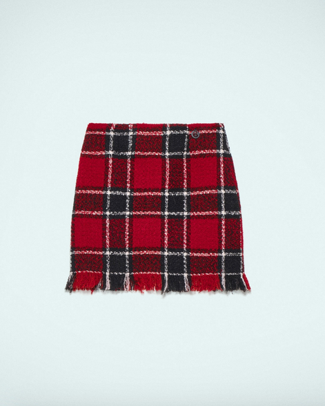 Gonna GAELLE PARIS in panno sfrangiata GBDP18848