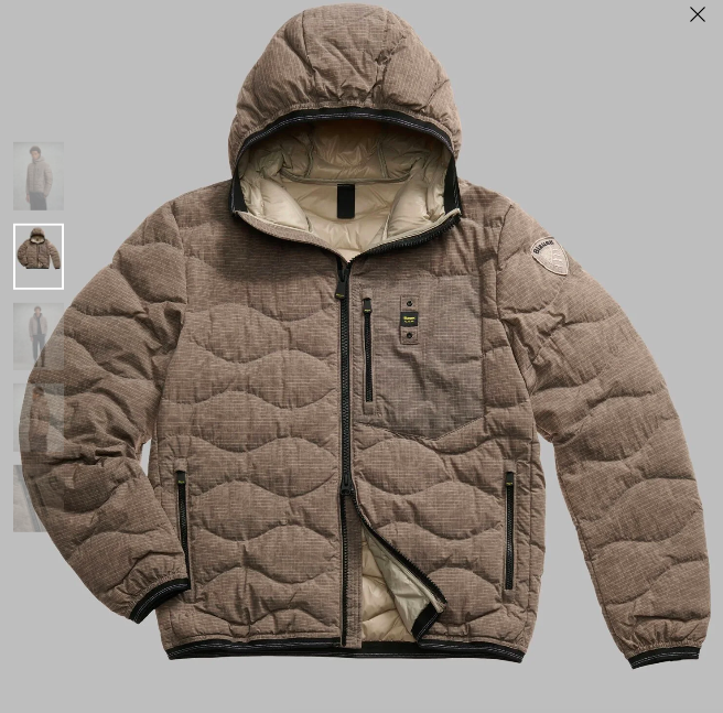 PIUMINO BLAUER USA AD ONDE WAVE