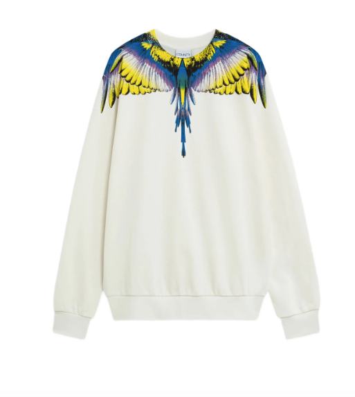 Felpa MARCELO BURLON girocollo con fenice