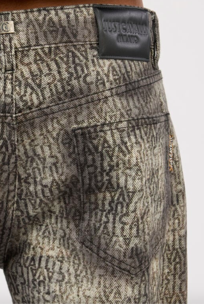 Jeans JUST CAVALLI Stampa Logo All-Over