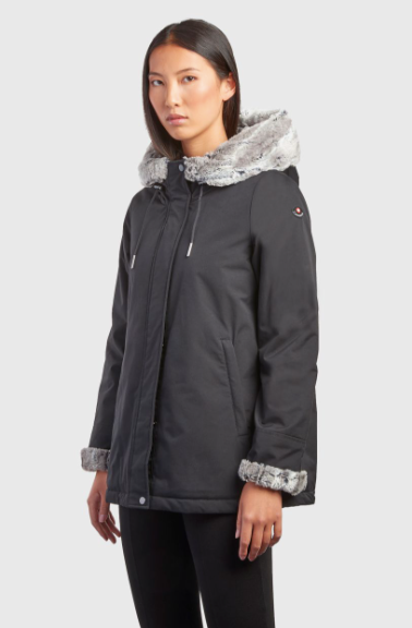 Giubbotto CANADIENS con ecopelliccia