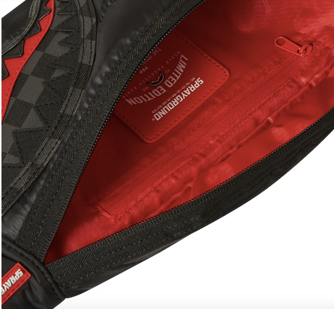 Marsupio SPRAYGROUND Black Puffer Grey Check Savvy Crossbody