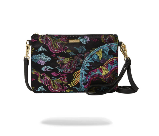 POCHETTE SPRAYGROUND Embroidered Dragons Pouchette
