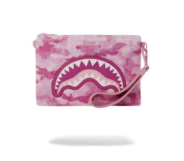POCHETTE SPRAYGROUND Pink Fur Camo Pouchette
