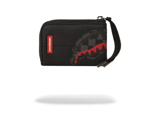 Portafoglio SPRAYGROUND Black Puffer Grey Check Wallet