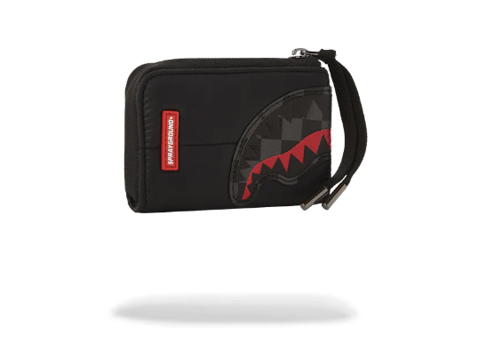 Portafoglio SPRAYGROUND Black Puffer Grey Check Wallet