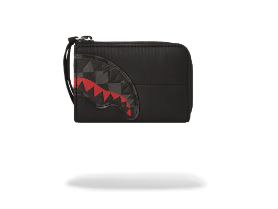 Portafoglio SPRAYGROUND Black Puffer Grey Check Wallet