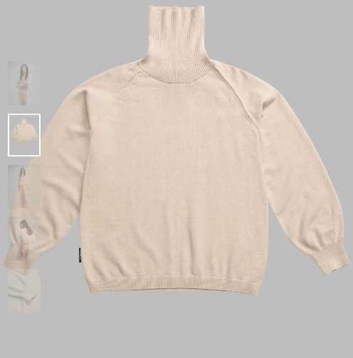 MAGLIA BLAUER A COLLO ALTO CUCITURE COLUMBIA