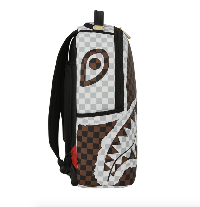 Zaino SPRAYGROUND CREAM AND BROWN TEAR CHECK BACKPACK