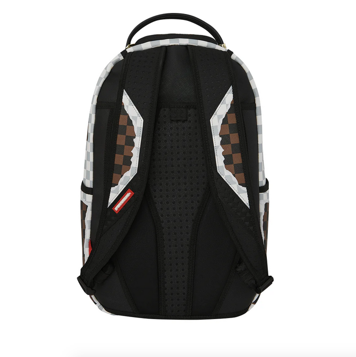 Zaino SPRAYGROUND CREAM AND BROWN TEAR CHECK BACKPACK