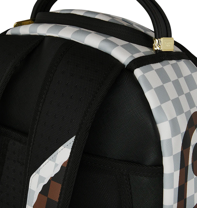 Zaino SPRAYGROUND CREAM AND BROWN TEAR CHECK BACKPACK