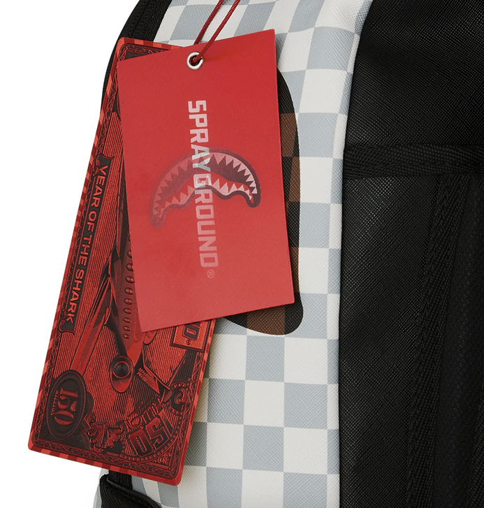 Zaino SPRAYGROUND CREAM AND BROWN TEAR CHECK BACKPACK