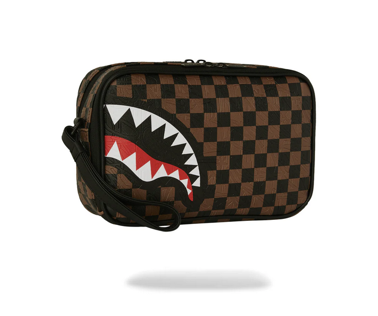 POCHETTE SPRAYGROUND CHECK 2 EMBOSS TOILETRY BAG