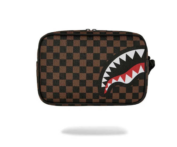POCHETTE SPRAYGROUND CHECK 2 EMBOSS TOILETRY BAG