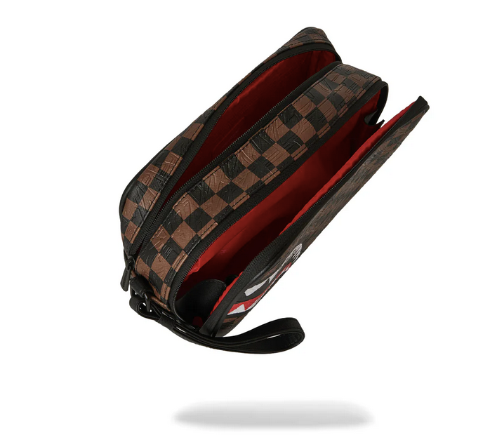 POCHETTE SPRAYGROUND CHECK 2 EMBOSS TOILETRY BAG