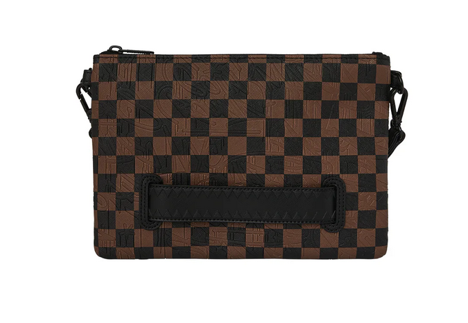POCHETTE SPRAYGROUND CHECK 2 EMBOSS CROSSOVER CLUTCH