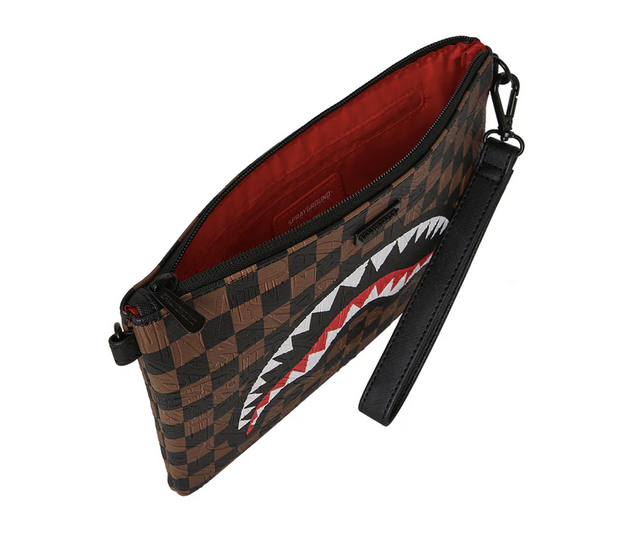 POCHETTE SPRAYGROUND CHECK 2 EMBOSS CROSSOVER CLUTCH