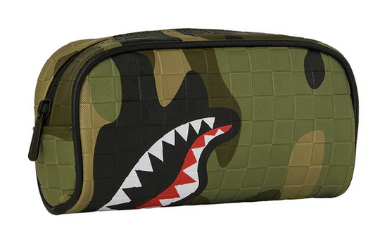 Pochette astuccio Sprayground WOODLAND CAMO CHECK POUCH