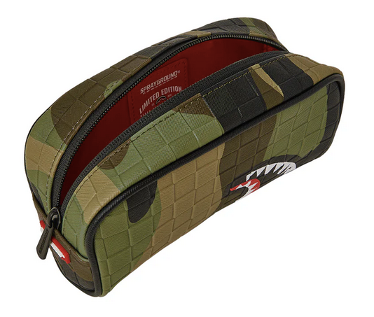 Pochette astuccio Sprayground WOODLAND CAMO CHECK POUCH