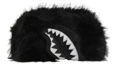 Pochette astuccio Sprayground FUR CRAY BLACK POUCH