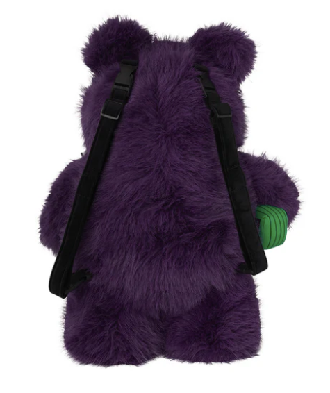 Zaino SPRAYGROUND FUR CRAY PURP MONEYBEAR BACKPACK