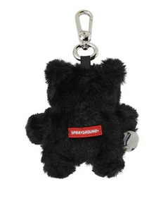PORTACHIAVI SPRAYGROUND FUR CRAY BLACK BEAR CUB KEYCHAIN