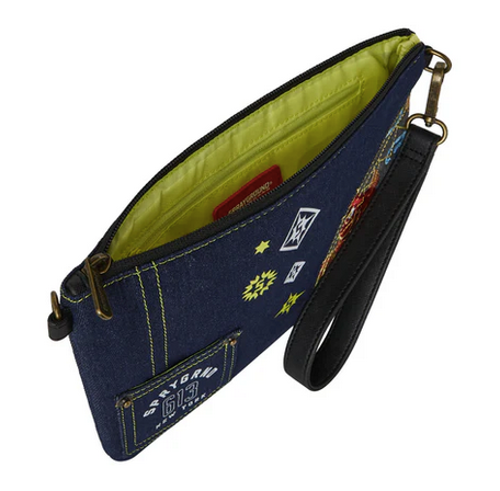 POCHETTE SPRAYGROUND EVISU STYLE CROSSOVER CLUTCH