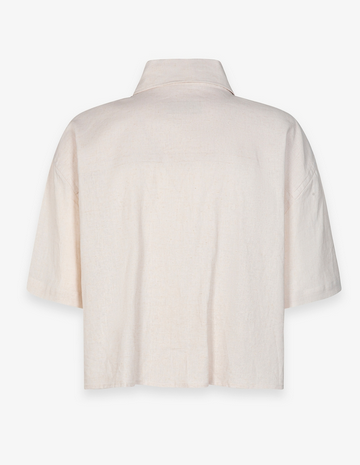 Camicia GAELLE PARIS A Mezza Manica Cropped In Mistolino