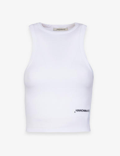 Crop Top HINNOMINATE In Costina Con Scollo All'Americana
