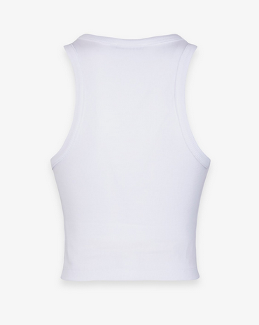 Crop Top HINNOMINATE In Costina Con Scollo All'Americana