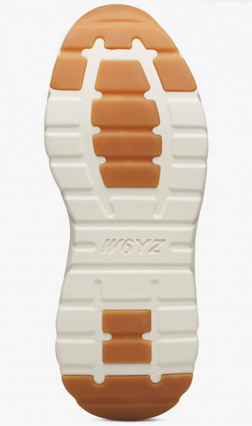 Sneaker W6YZ MIA in suede e tessuto tecnico - Tortora-Bianco