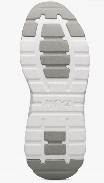 Sneaker W6YZ MIA in suede e tessuto tecnico - Bianco-Argento