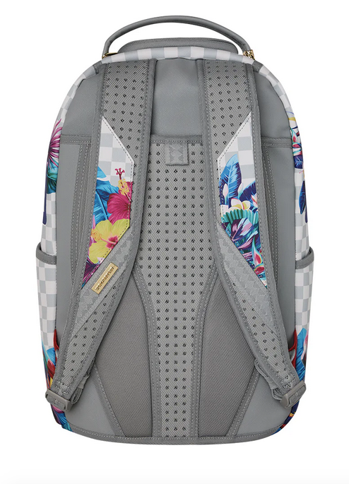 Zaino SPRAYGROUND CREAM FLOWERING JUNGLE SHARK DLXSV BACKPACK