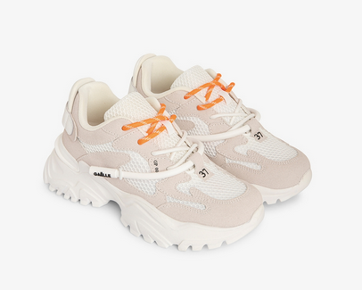 Sneakers GAELLE PARIS Running In Mesh Con Inserti Suede E Doppio Laccio