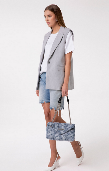 Regular Shoulder Strap GAELLE PARIS Denim