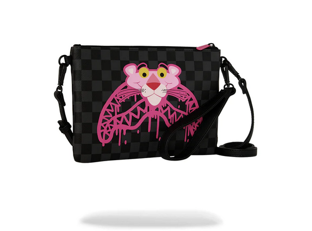 POCHETTE SPRAYGROUND PINK PANTHER DRIPPY DIAMONDS CROSSBODY