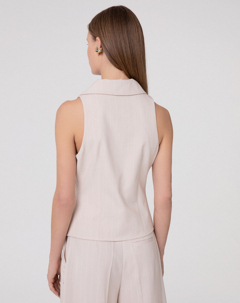 Gilet HINNOMINATE Gessato Con Reverse