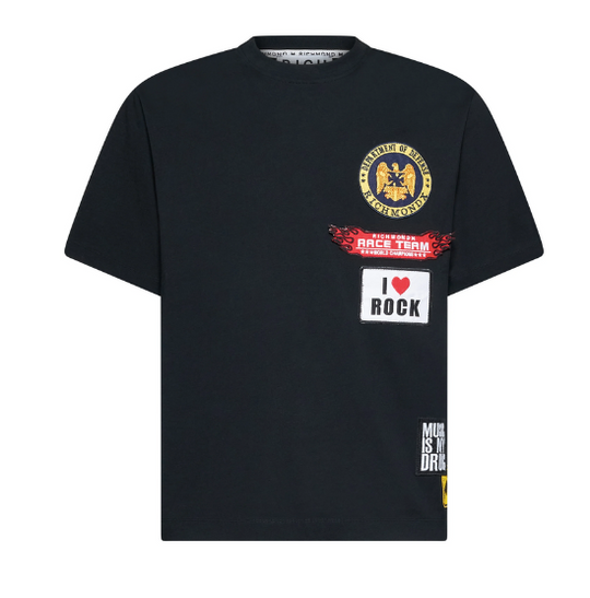 T-shirt RICHMOND con applicazioni iconiche e dettagli grafici