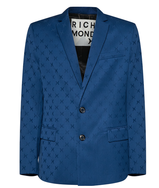 Giacca RICHMOND sartoriale con motivo distintivo e design raffinato